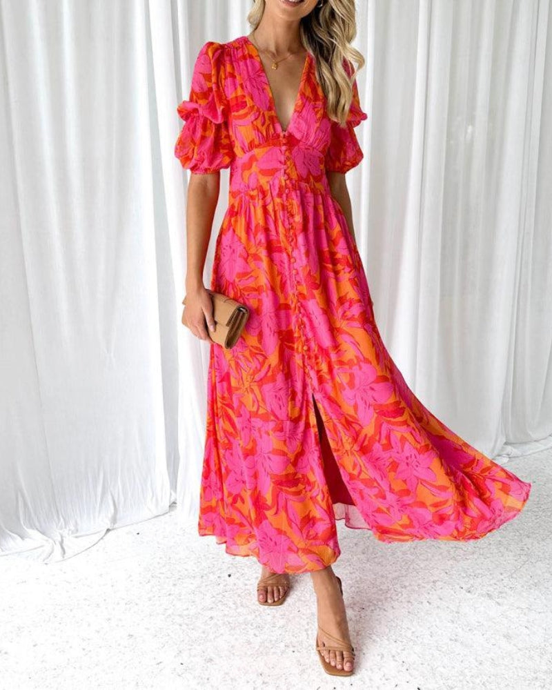 Rochie Maxi Carla | Radianța Tropicală
