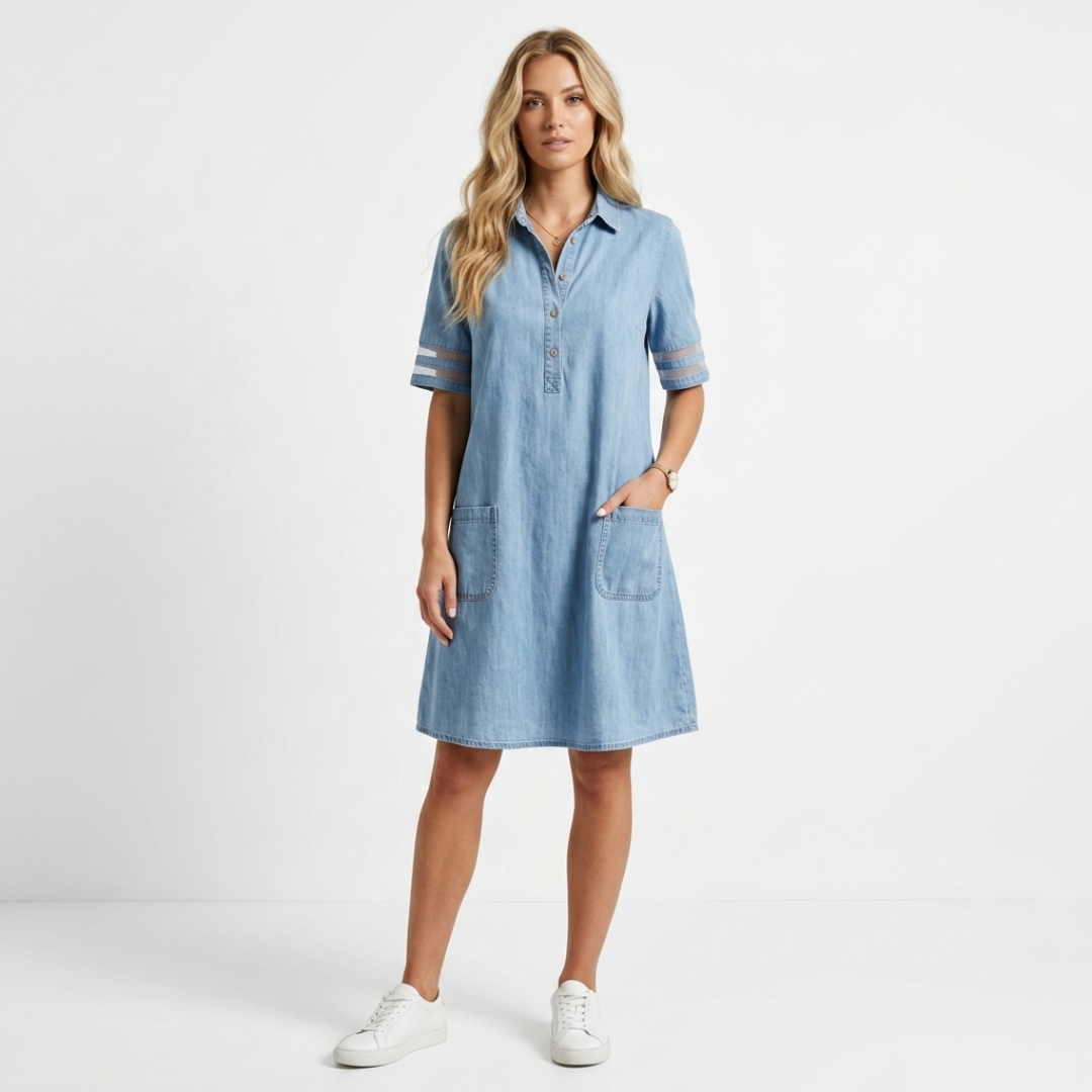 Beatrice - Rochie din denim