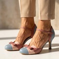Élise - Pantofi cu toc din piele confortabili