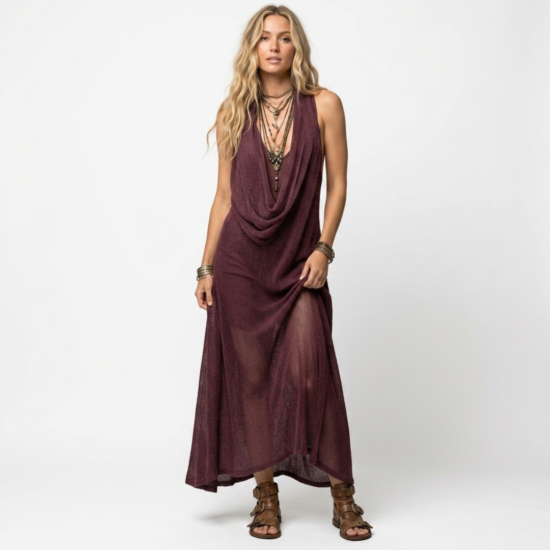 Nerina - Rochie Maxi Boemă Elegantă