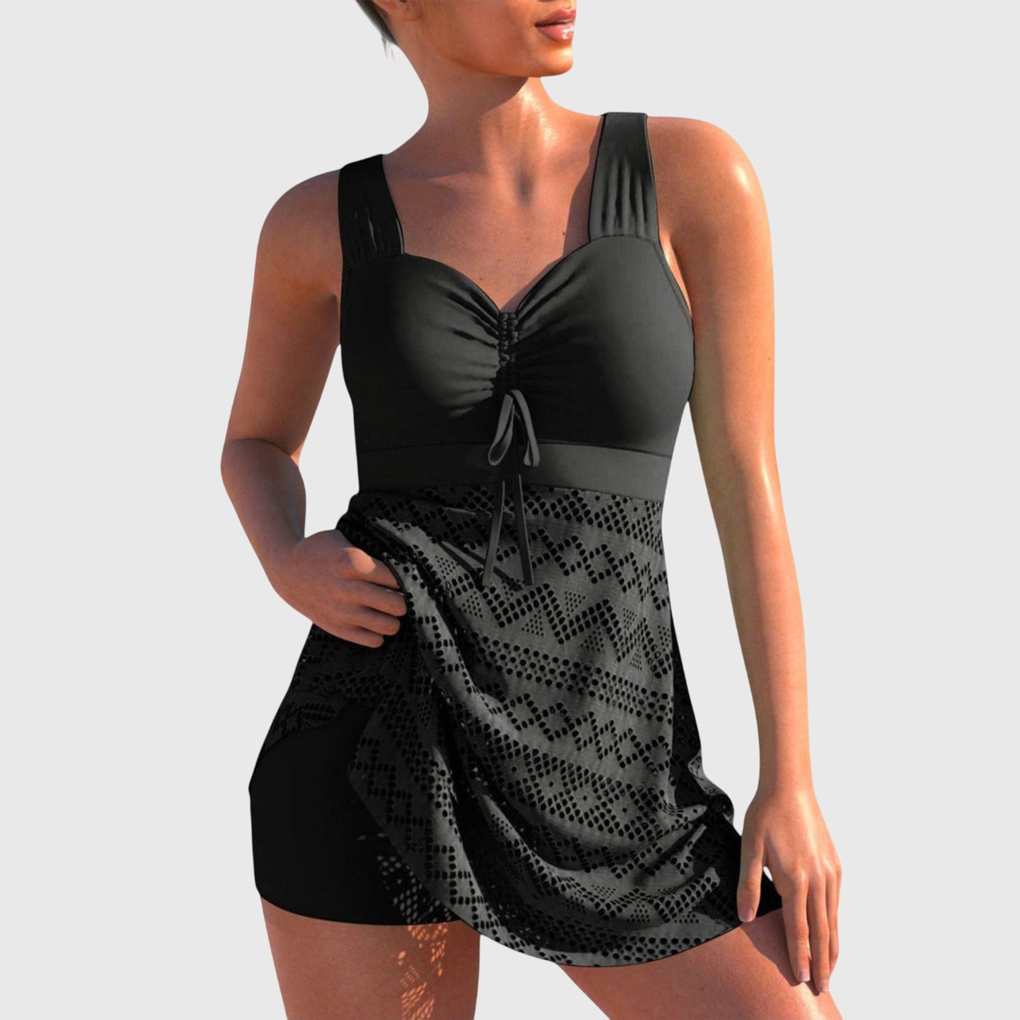 Isabella - Costum de baie din două piese cu fustă