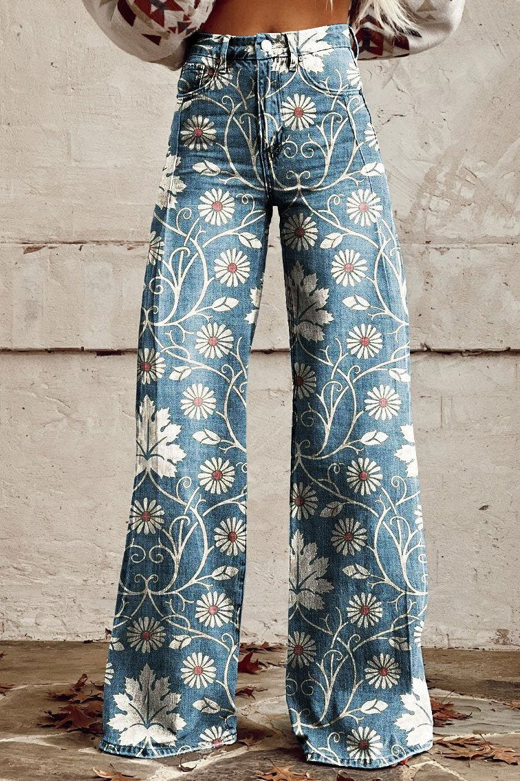 Safira - Pantaloni boho eleganți