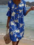 Rochie casual pentru femei cu imprimeu floral
