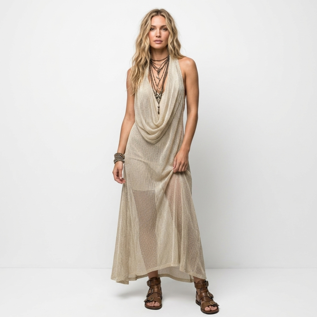Nerina - Rochie Maxi Boemă Elegantă