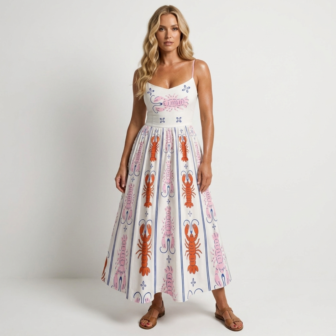 Anthelme | Rochie midi cu model
