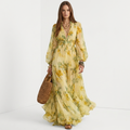 Felicia - Rochie florală supradimensionată