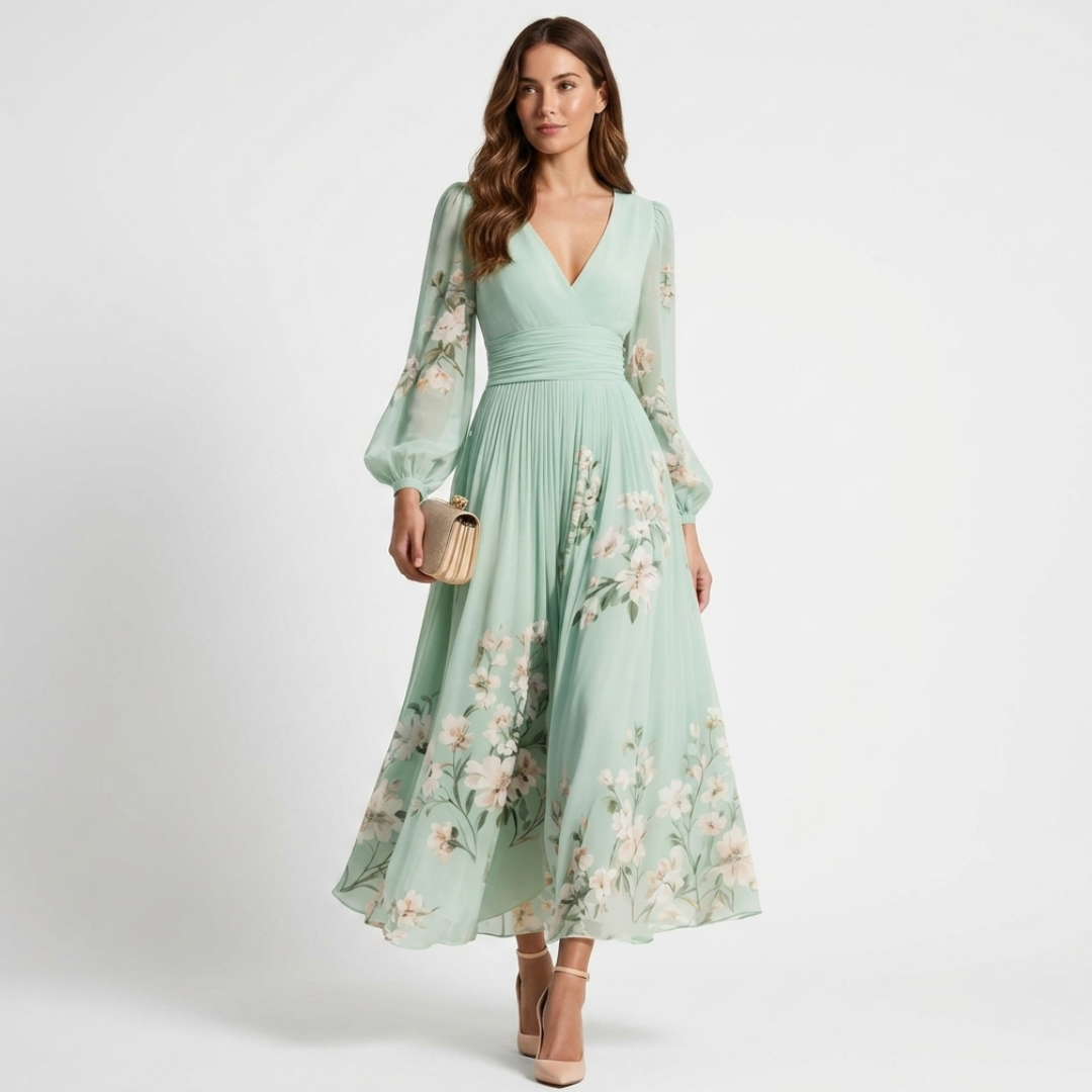 Mel - Rochie Midi Elegantă și Aerisită