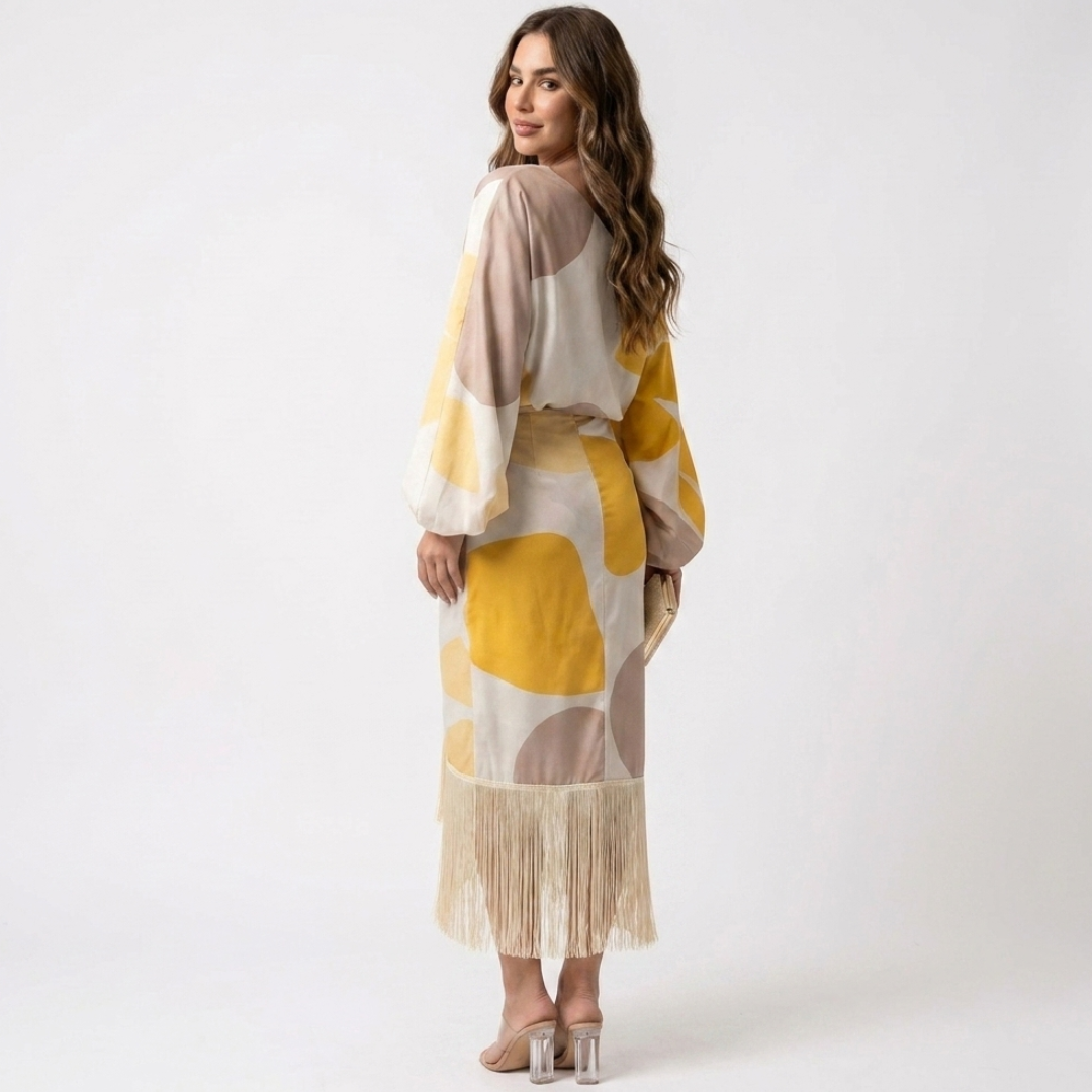 Calíope - Rochie de lux cu aspect strălucitor