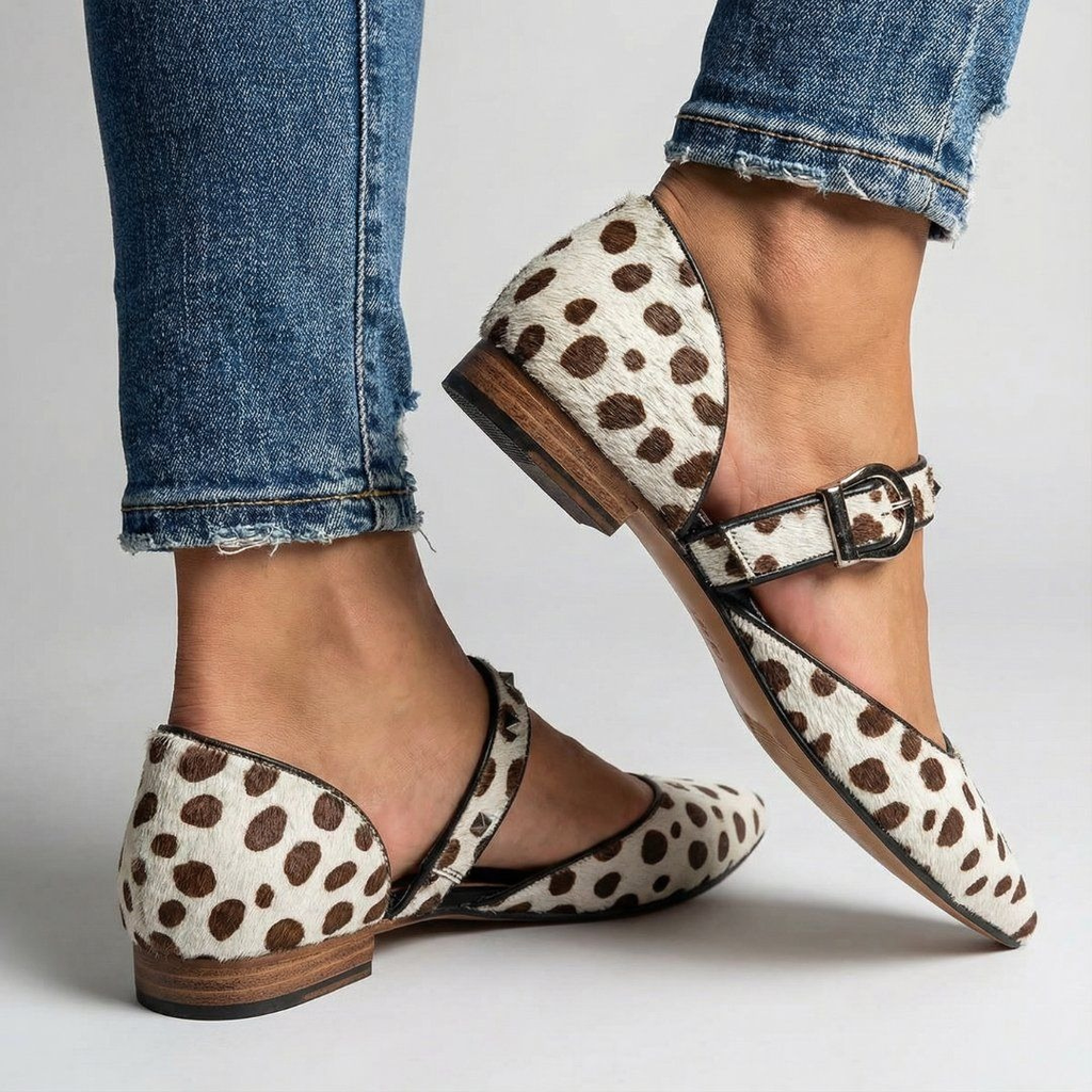 Isa - Pantofi cu model leopard