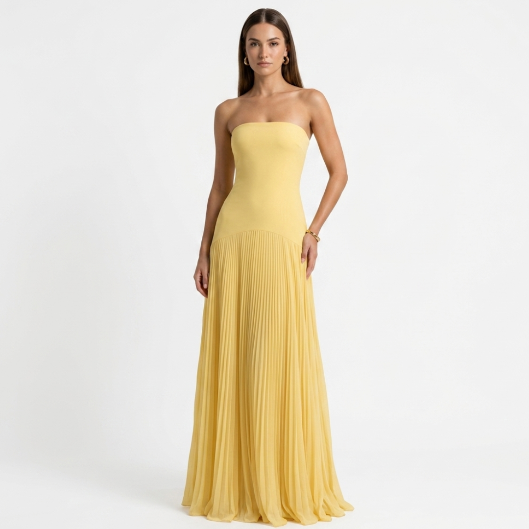 Eliza - Rochie cu umerii la vedere