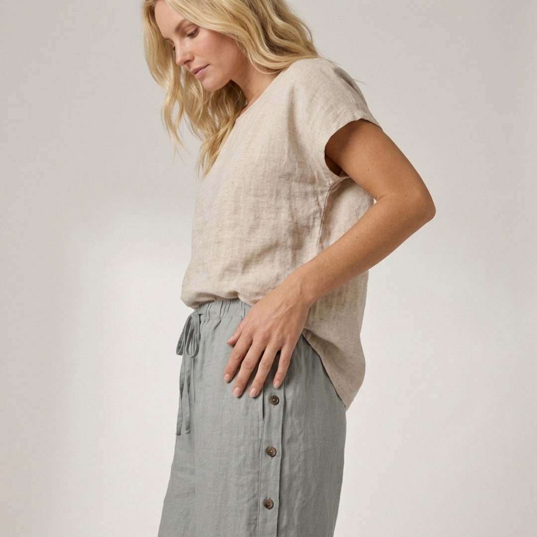 Dorin – Pantaloni Straight pentru Echilibru Natural