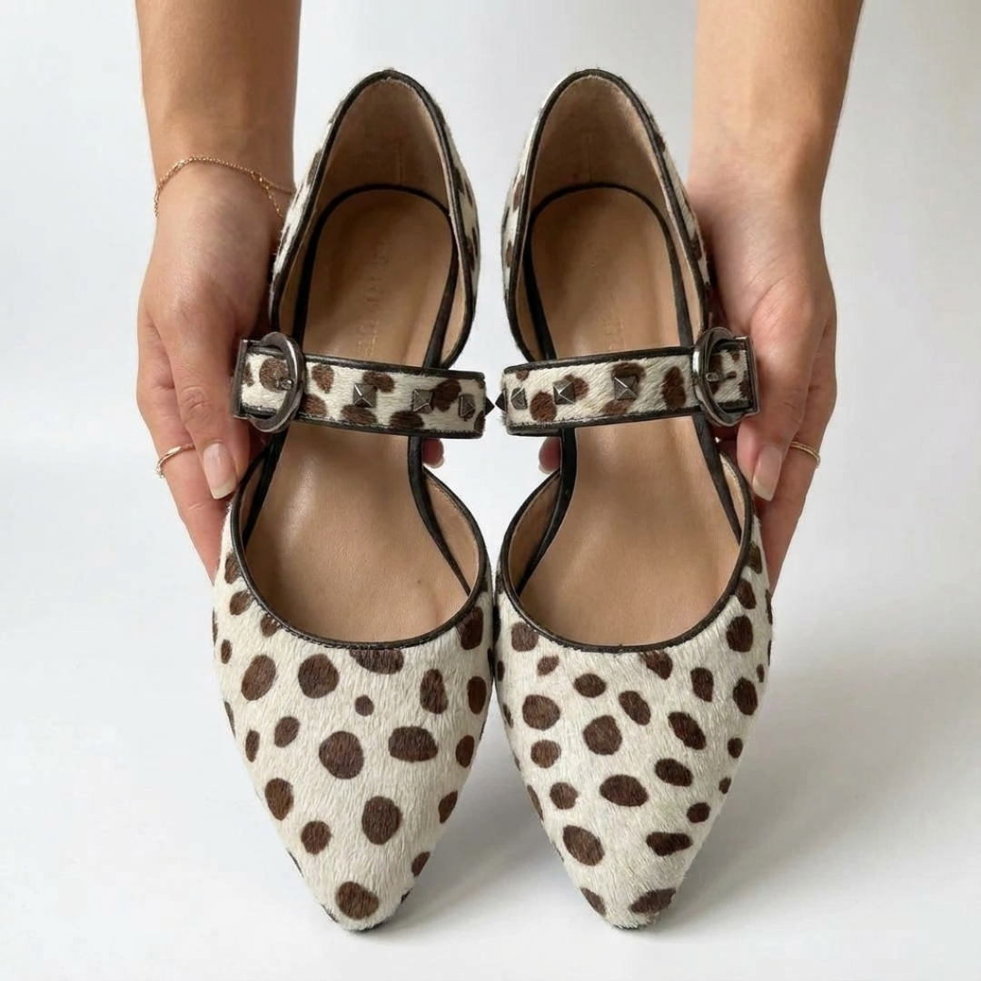 Sorina - Pantofi cu imprimeu leopard
