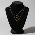 Melina - Colier elegant cu pandantiv geometric în formă de V