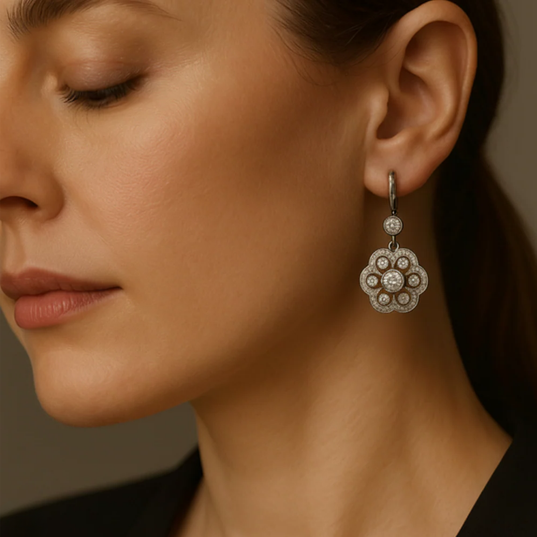 Zoe - Vintage pandantiv din cristal Mandala