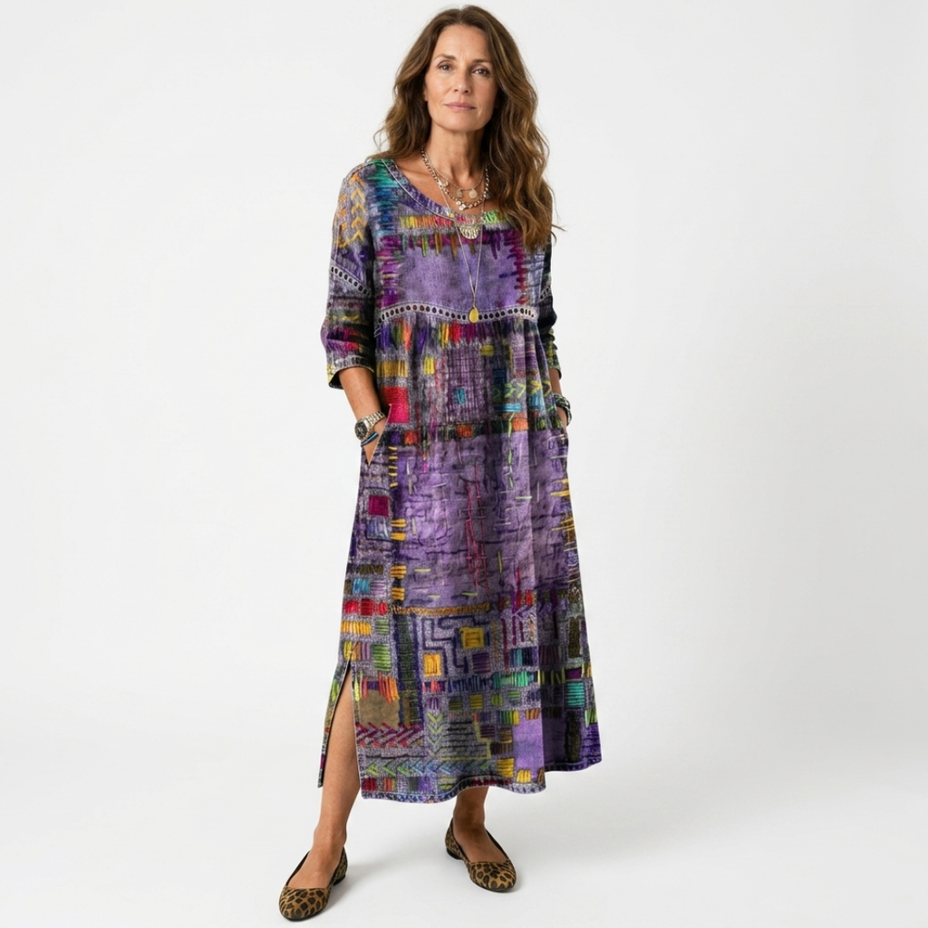 Liana - Rochie colorată