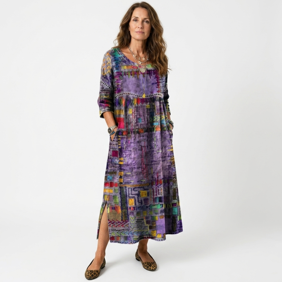 Liana - Rochie colorată