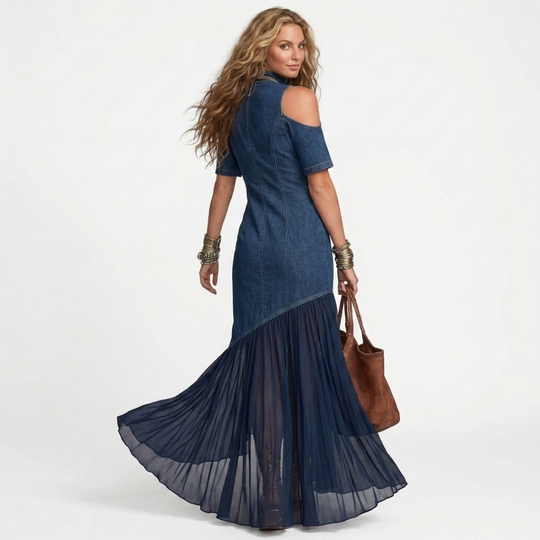 Sorina - Rochie lungă din denim