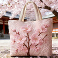 Blossom Serenity | Geantă Tote Matlasată Făcută Manual