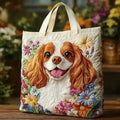 Blossom Pup | Geantă Tote Făcută Manual și Captusită
