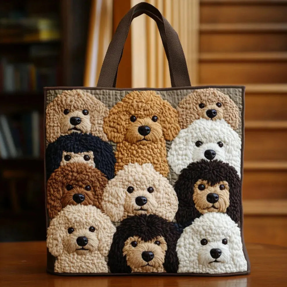 Iubire pentru Câini | Geantă Matlasată Handmade