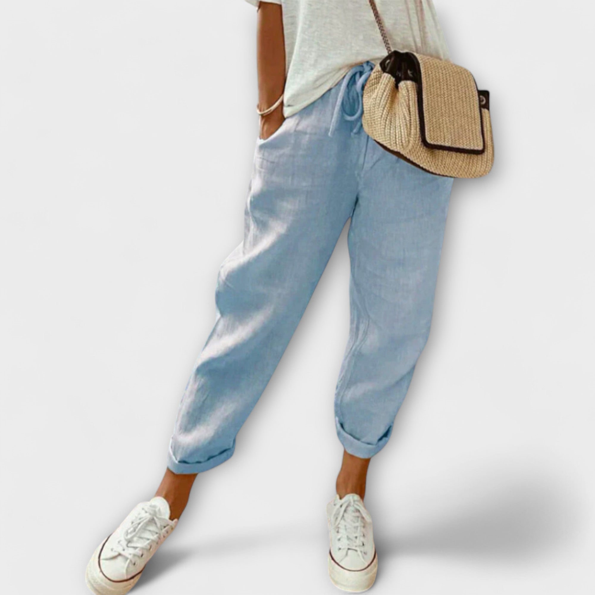 Bibi - Pantaloni din in moderni și confortabili
