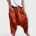 Harem - Pantaloni harem largi cu legare