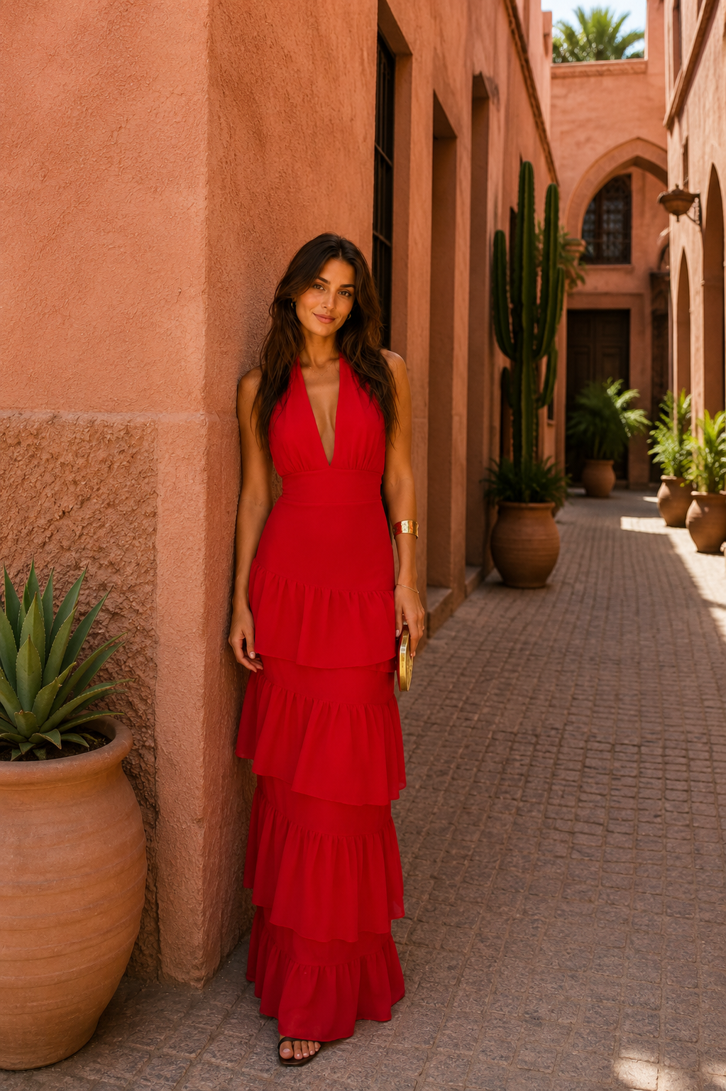 Luiza - Rochie cu volane