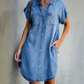 Elen™ | Rochie cămașă cu nasturi