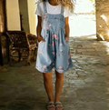 Judy™ | Salopetă din denim vintage cu flori
