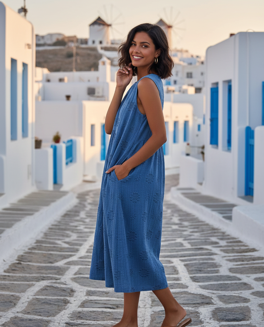 Tatiana | Rochie Midi Brodată