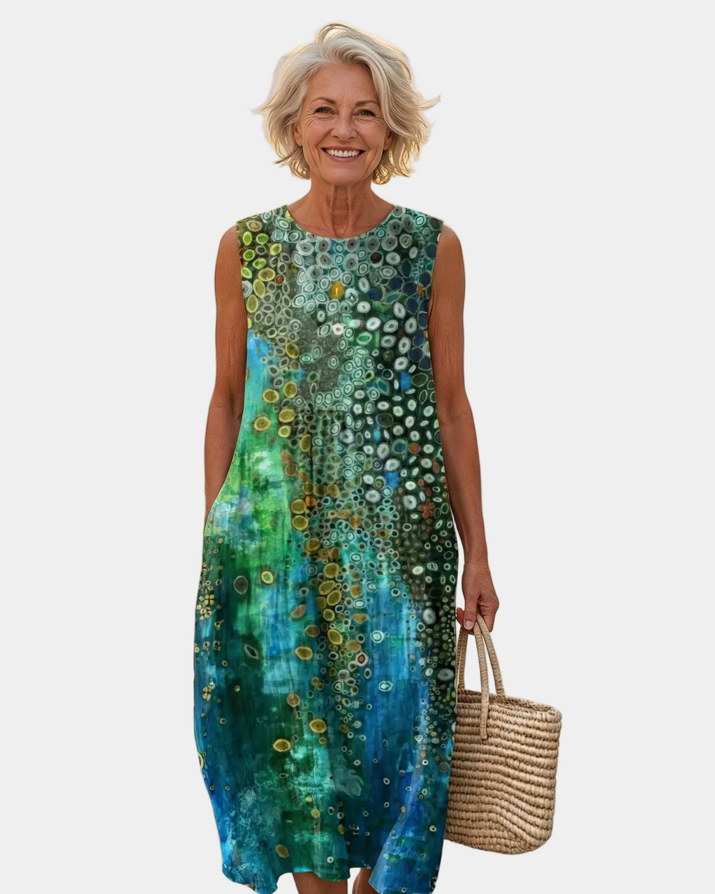 Glykeria | Rochie Midi Corali