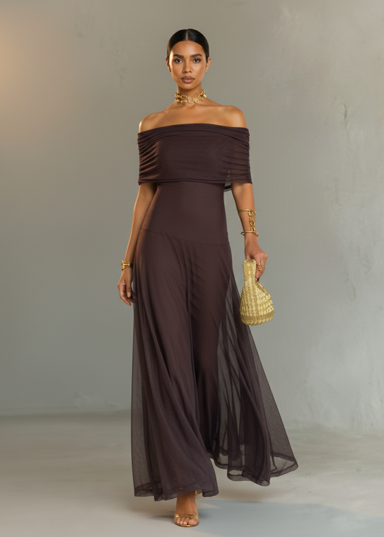 GIORGINA - Rochie lungă de designer