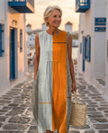 Melina | Rochie Midi cu Culoare