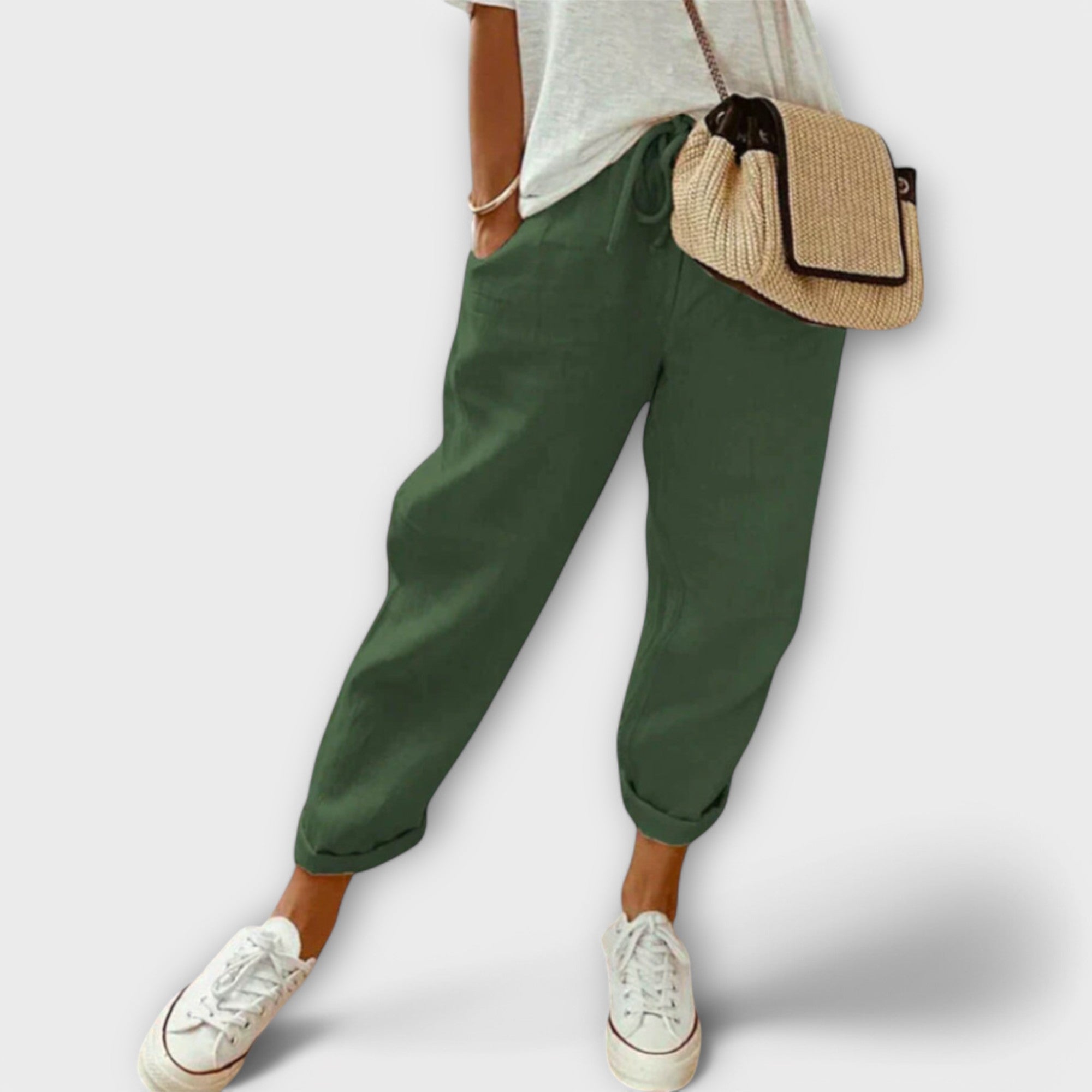 Bibi - Pantaloni din in moderni și confortabili
