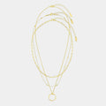 Aura - Set Coliere Suprapuse Golden Circle