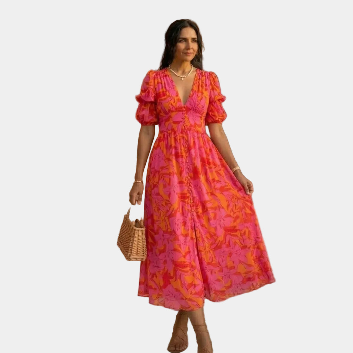 Rochie Maxi Carla | Radianța Tropicală