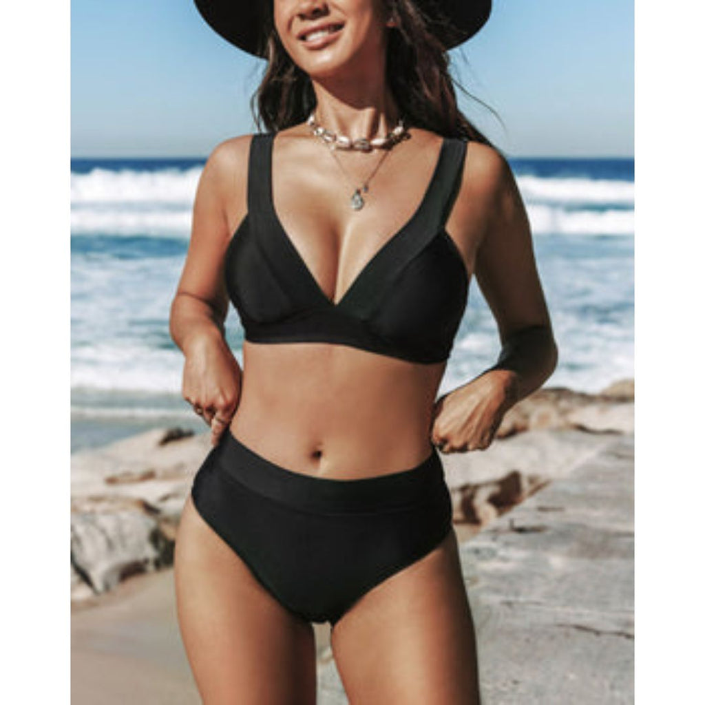 Claire - Costum de baie cu talie înaltă