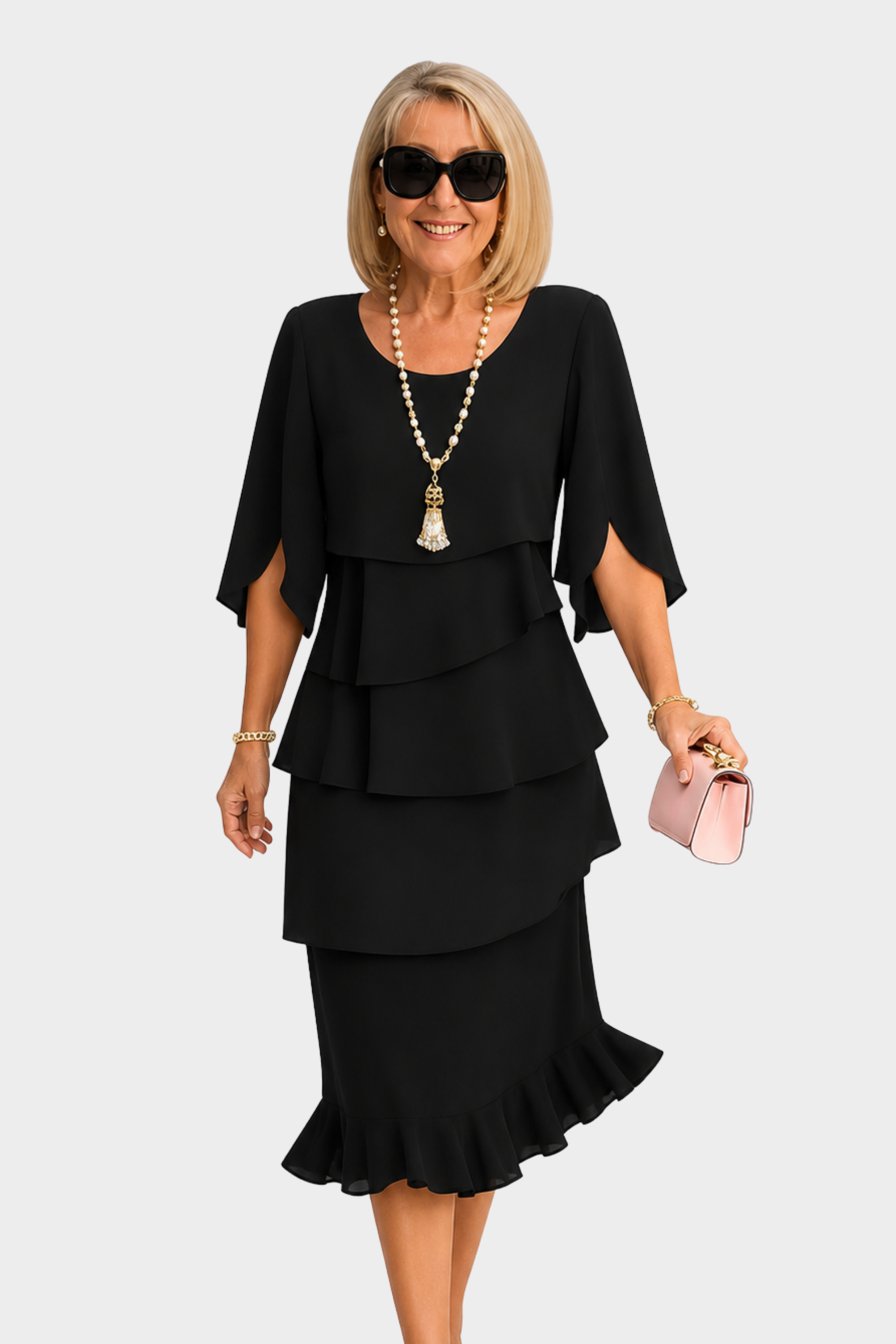 Patricia | Rochie Elegantă cu Volan