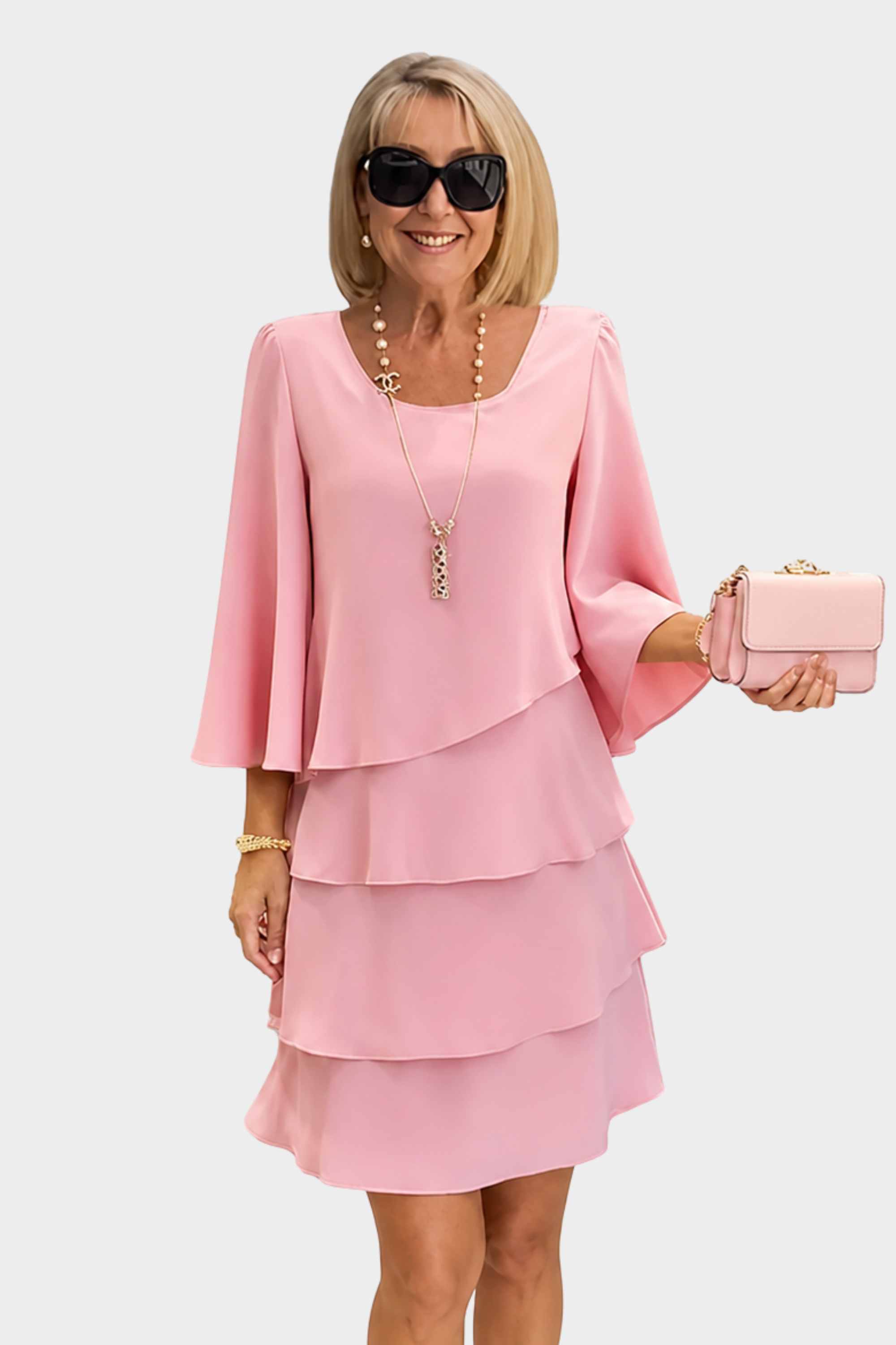 Catherine | Rochie Elegantă cu Volane