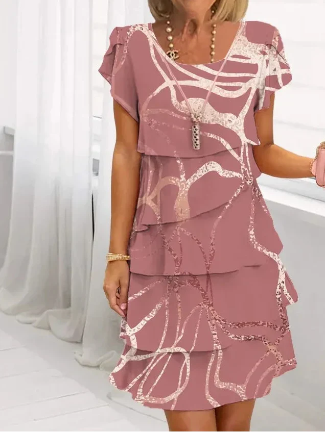 Beatrice - Rochie Elegantă din Țesătură Confortabilă