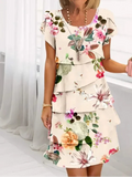 Elena - Rochie Elegantă de Confort cu Dungi