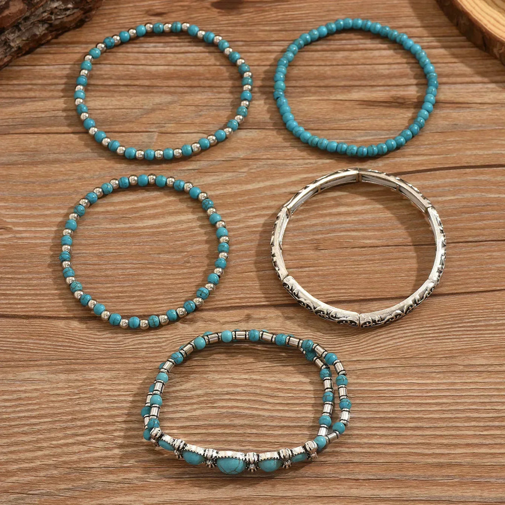 Set de Colier Boho Turcoaz