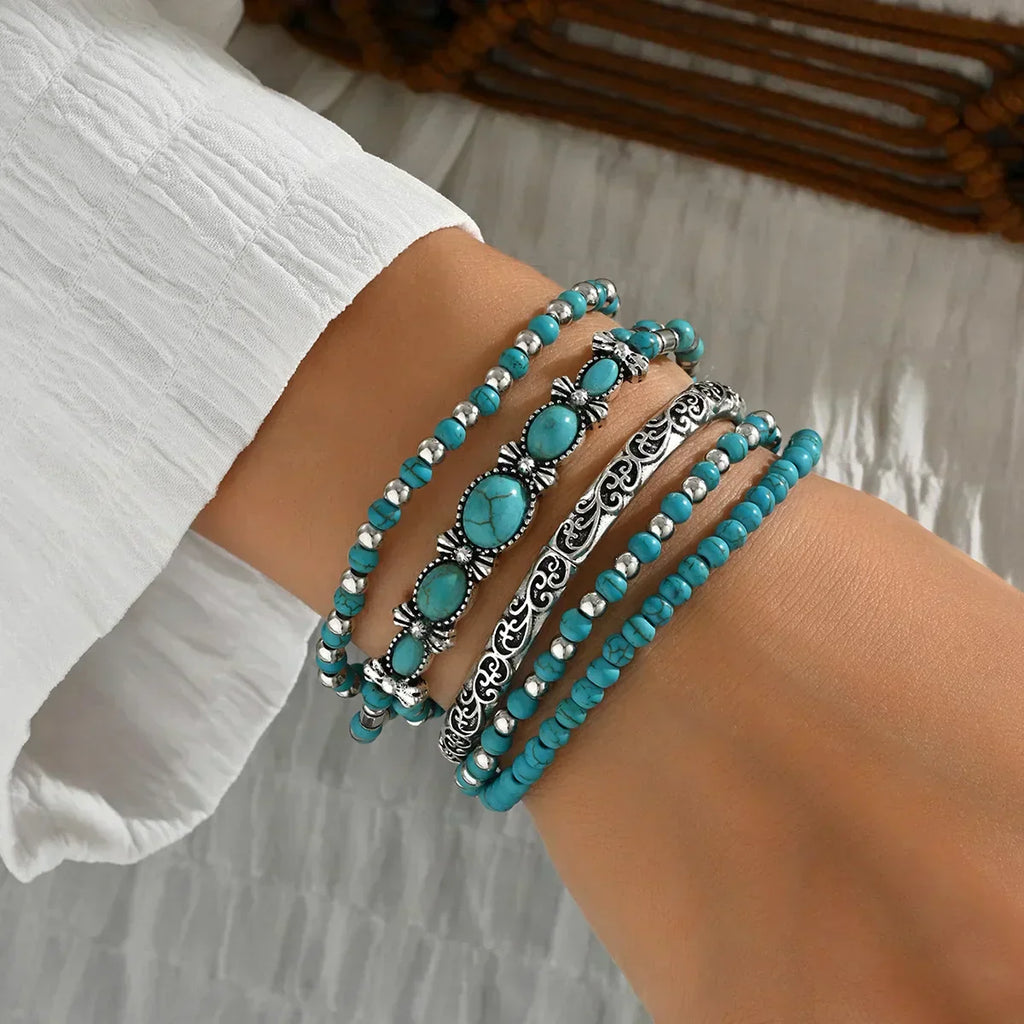 Set de Colier Boho Turcoaz