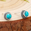 Cercei Vintage Boho Mimetici Turcoaz