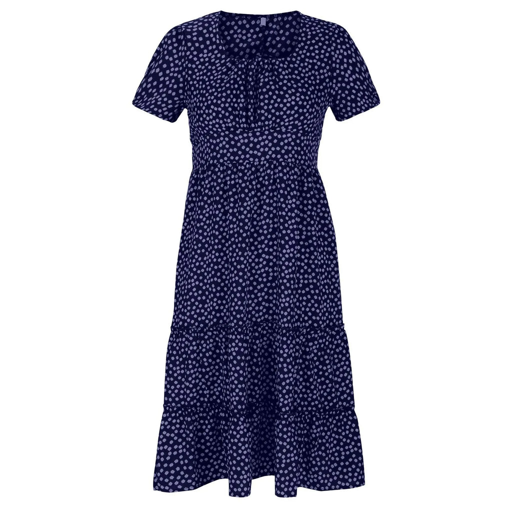 Julia | Rochie midi cu imprimeu floral