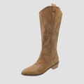 Katerina - Cizme Cowboy Western din Suede
