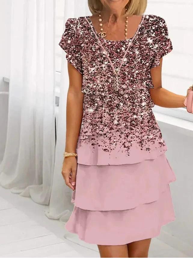 Gabriella - Rochie Elegantă cu Dungi
