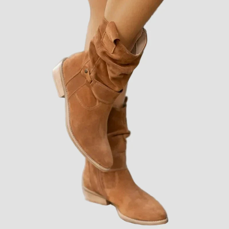 Euthalia - Botine din Suede Clasic