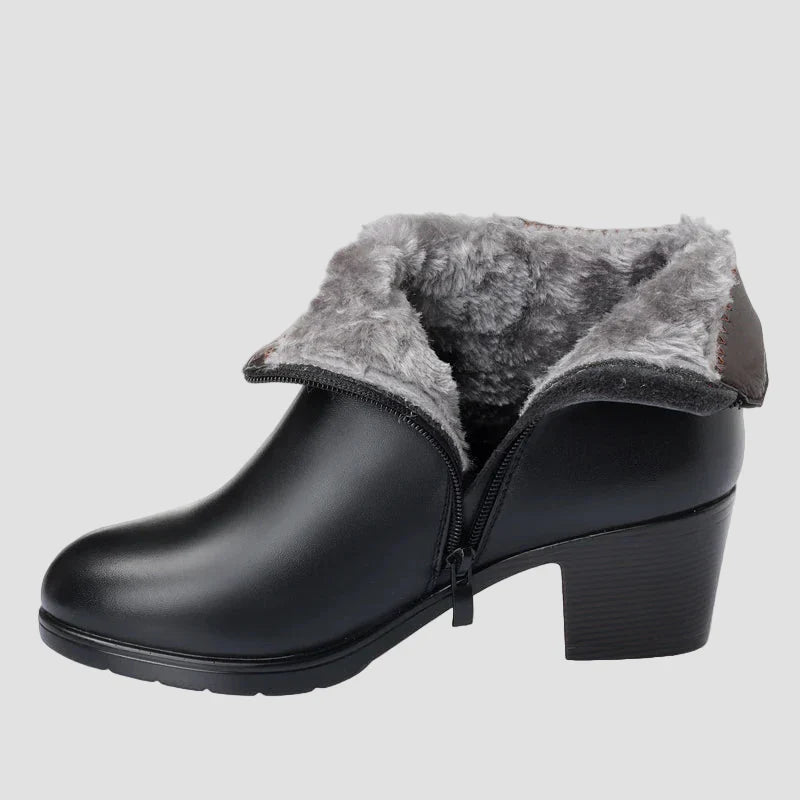 Frederica - Botine elegante de iarnă cu fermoar