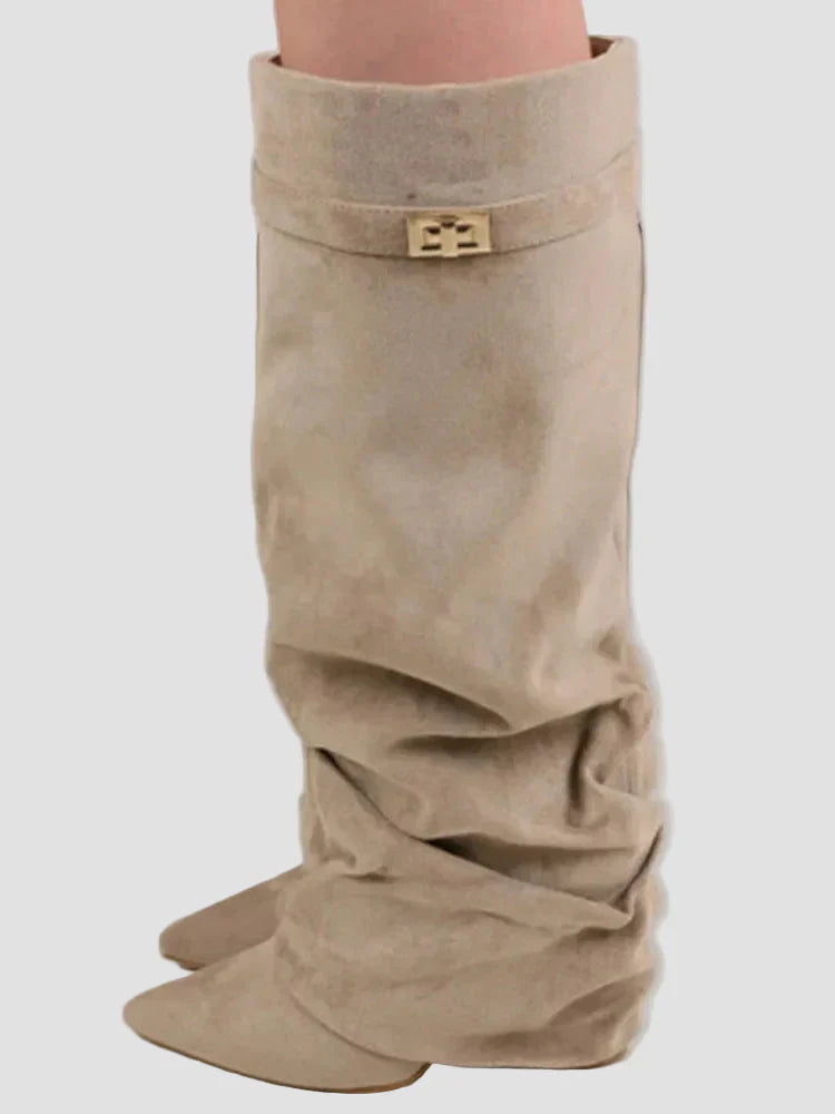 Cizme Înalte cu Design Elegant